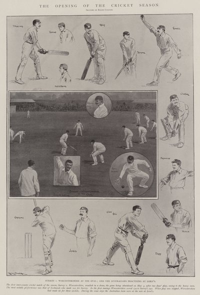 De Opening van het Cricketseizoen door Ralph Cleaver
